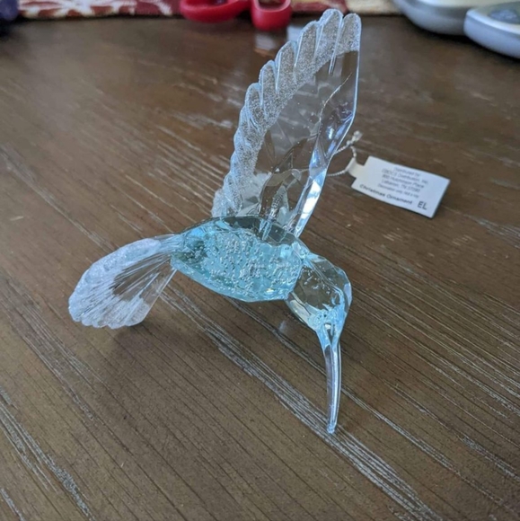 Gorgeous Blue Hummingbird Hanging Decor Or Ornament. Just beautiful! - Picture 4 of 5